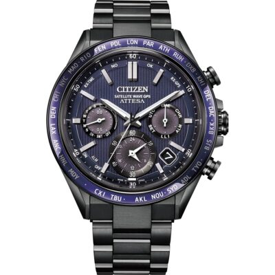 Citizen Attesa Titanium Eco drive Satellite Wave-GPS Special Pack Men's Watch (CC4059-64L)