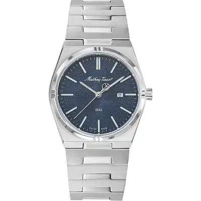 Mathey-Tissot Zeus Stainless Steel Blue Dial Quartz D118ABU Women's Watch