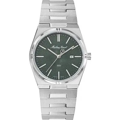 Mathey-Tissot Zeus Stainless Steel Green Dial Quartz D118AV Women's Watch