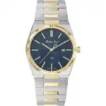Mathey-Tissot Zeus Two Tone Stainless Steel Blue Dial Quartz D118BBU Women's Watch