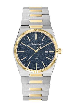 Mathey-Tissot Zeus Two Tone Stainless Steel Blue Dial Quartz D118BBU Women's Watch