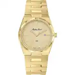 Mathey-Tissot Zeus Gold Tone Stainless Steel Champagne Dial Quartz D118PDI Women's Watch