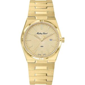 Mathey-Tissot Zeus Gold Tone Stainless Steel Champagne Dial Quartz D118PDI Women's Watch