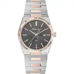 Mathey-Tissot Zeus Two Tone Stainless Steel Black Dial Quartz D118RS Women's Watch