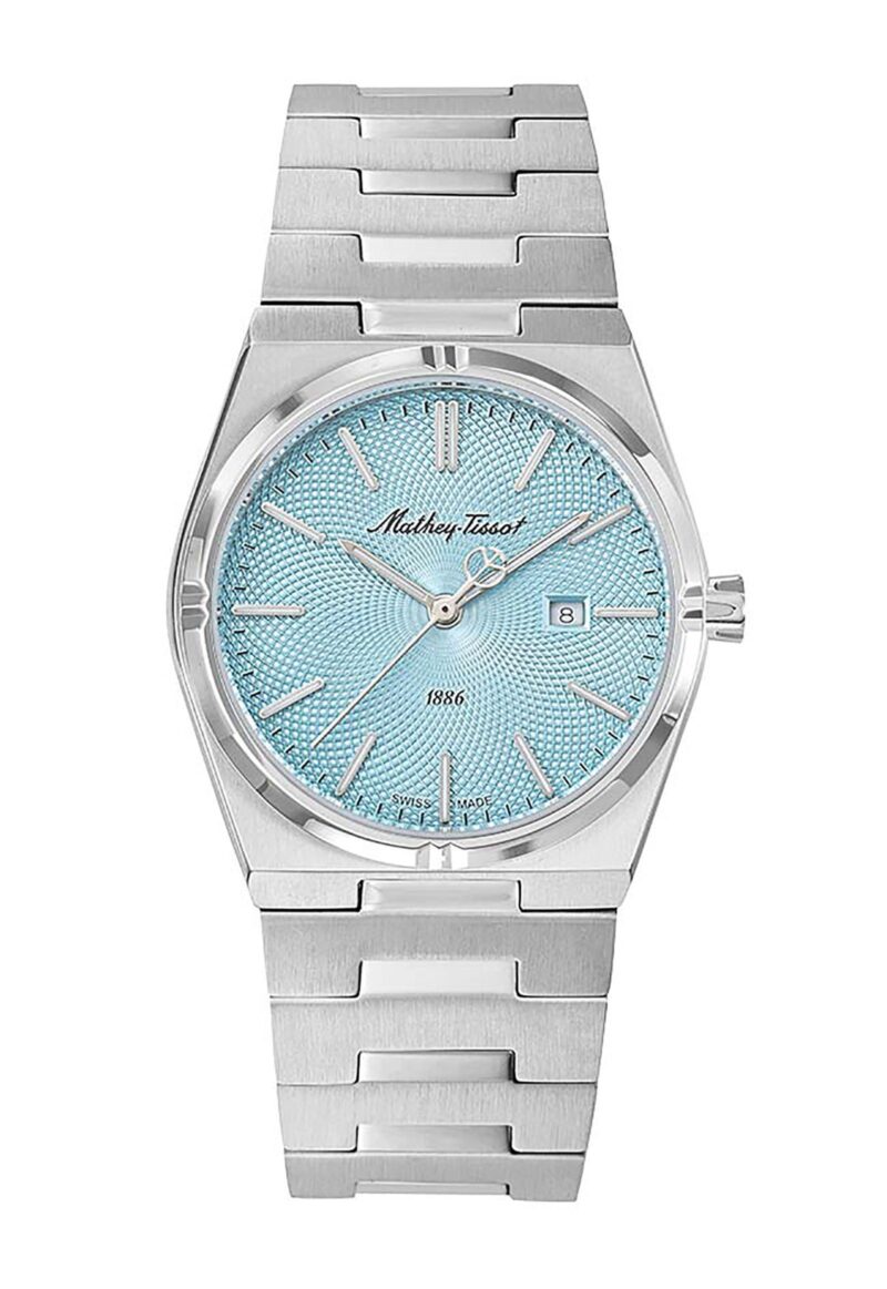 Mathey-Tissot Zeus Stainless Steel Blue Dial Quartz D118SK Women's Watch Mathey-Tissot Zeus Stainless Steel Blue Dial Quartz D118SK Women's Watch