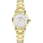 Mathey-Tissot City Metal Gold Tone Stainless Steel White Dial Quartz D31186MPI Women's Watch