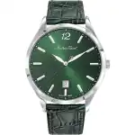 Mathey-Tissot Urban Leather Strap Green Dial Quartz D411AV Women's Watch