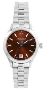 Mathey-Tissot Urban Stainless Steel Brown Dial Quartz D411MAM Women's Watch