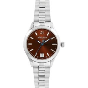 Mathey-Tissot Urban Stainless Steel Brown Dial Quartz D411MAM Women's Watch