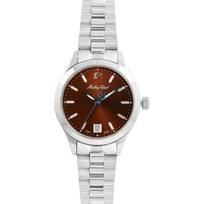 Mathey-Tissot Urban Stainless Steel Brown Dial Quartz D411MAM Women's Watch