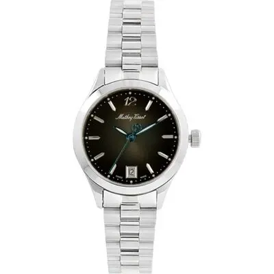 Mathey-Tissot Urban Stainless Steel Black Dial Quartz D411MAN Women's Watch
