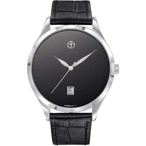 Mathey-Tissot Urban Leather Strap Black Dial Quartz D411NM Women's Watch