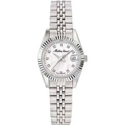 Mathey-Tissot Mathy II Stainless Steel White Dial Quartz D710AI Women's Watch
