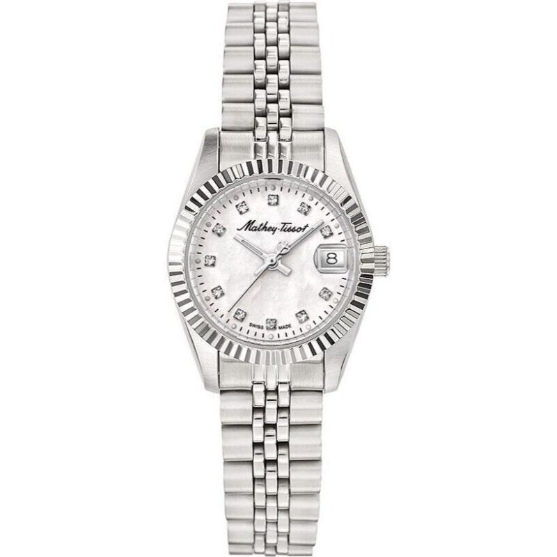 Mathey-Tissot Mathy II Stainless Steel White Dial Quartz D710AI Women's Watch
