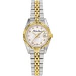 Mathey-Tissot Mathy II Two Tone Stainless Steel Mother Of Pearl Dial Quartz D710BI Women's Watch