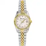 Mathey-Tissot Mathy II Two Tone Stainless Steel Mother Of Pearl Dial Quartz D710BI Women's Watch