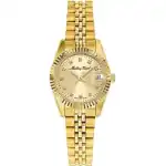 Mathey-Tissot Mathy II Gold Tone Stainless Steel Gold Dial Quartz D710PDI Women's Watch