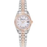 Mathey-Tissot Mathy II Two Tone Stainless Steel White Dial Quartz D710RA Women's Watch