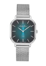 Mathey-Tissot Monsoon Square Stainless Steel Green Dial Quartz D7917AV Women's Watch