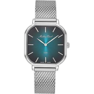 Mathey-Tissot Monsoon Square Stainless Steel Green Dial Quartz D7917AV Women's Watch