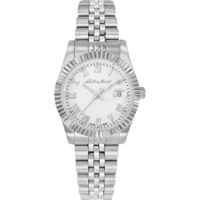 Mathey-Tissot Mathy III Roman Stainless Steel White Dial Quartz D810ABR Women's Watch