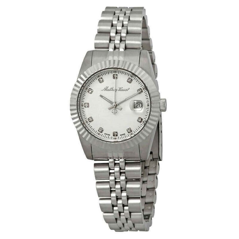 Mathey-Tissot Mathy III Stainless Steel Silver Dial Quartz D810AI Women's Watch Mathey-Tissot Mathy III Stainless Steel Silver Dial Quartz D810AI Women's Watch