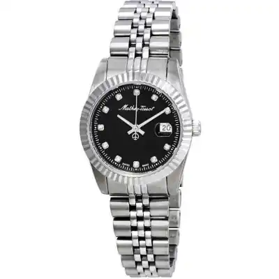 Mathey-Tissot Mathy III Stainless Steel Black Dial Quartz D810AN Women's Watch