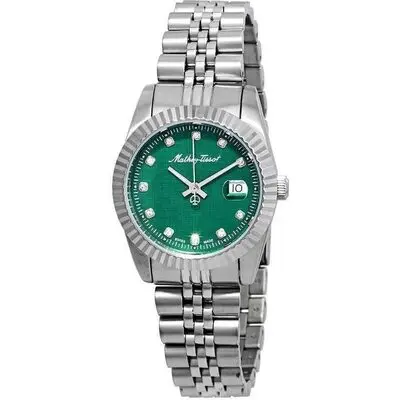 Mathey-Tissot Mathy III Stainless Steel Green Dial Quartz D810AV Women's Watch