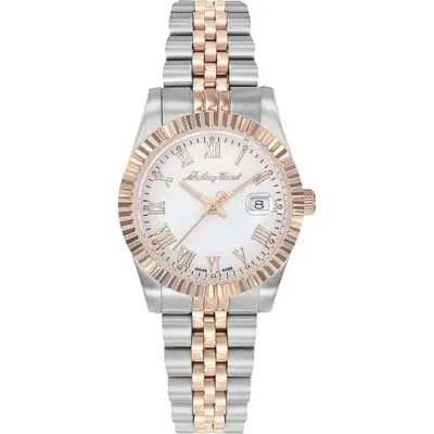 Mathey-Tissot Mathy III Roman Two Tone Stainless Steel White Dial Quartz D810BRA Women's Watch