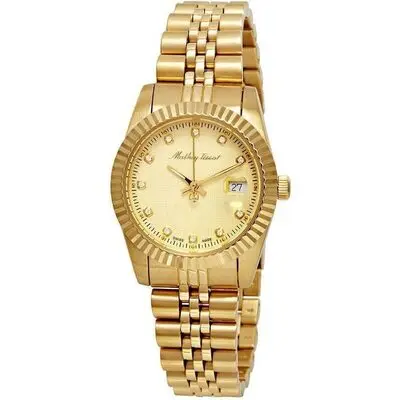 Mathey-Tissot Mathy III Gold Tone Stainless Steel Gold Dial Quartz D810PDI Women's Watch