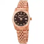 Mathey-Tissot Mathy III Rose Gold Tone Stainless Steel Brown Dial Quartz D810PRM Women's Watch