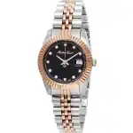 Mathey-Tissot Mathy III Two Tone Stainless Steel Black Dial Quartz D810RN Women's Watch
