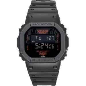 Casio G-Shock Digital Stranger Things Bio-Based Resin Strap Quartz DW-5600STT-1 200M Men's Watch