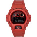 Casio G-Shock Digital Red Bio-Based Resin Strap Quartz DW-6900RRB-4 200M Men's Watch