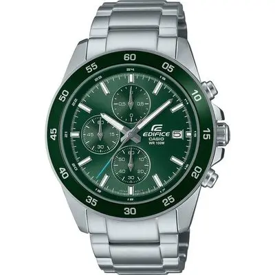 Casio Edifice Classic - 10 Year Battery - Green (EFR-526D-3AVUEF) Men WATCHES
