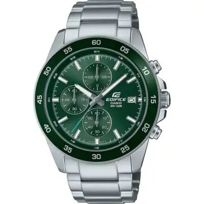 Casio Edifice Classic - 10 Year Battery - Green (EFR-526D-3AVUEF) Men WATCHES