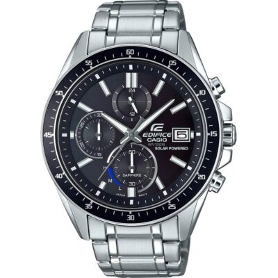 Casio Edifice Slim Solar Powered Chronograph - Black (EFS-S510D-1AVUEF) Men WATCHES