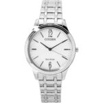 Citizen Elegance Stainless Steel White Dial Eco-Drive EM0411-71A Women's Watch