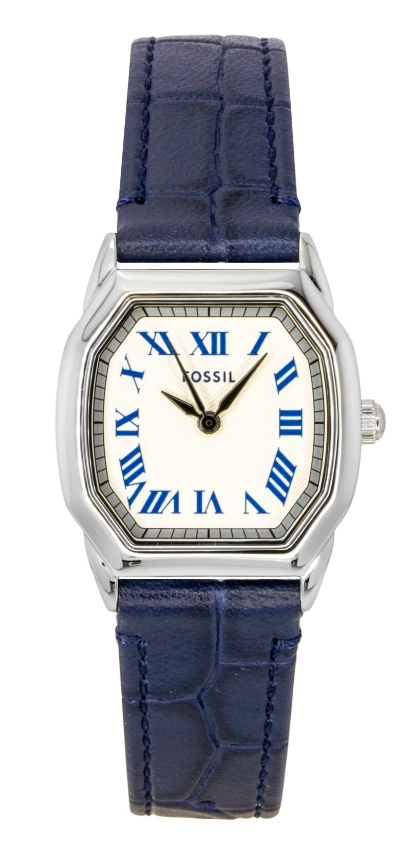 Fossil Harlow Croco Leather Cream Dial Quartz ES5425 Women's Watch