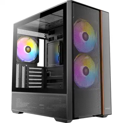 Antec FLUX Rear ARGB ATX Mid Tower Gaming Chassis - Black (FLUX REAR)