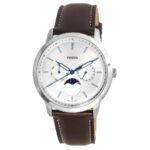 Fossil Neutra Minimalist Moonphase Silver Dial Quartz FS5905 Men's Watch