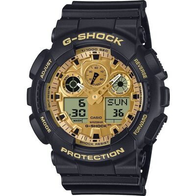 Casio G-shock Oversize - Gold Black Serie (GA-100GGB-1A9ER) Men WATCHES