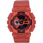 Casio G-Shock Digital Red Bio-Based Resin Strap Quartz GA-110RRB-4A 200M Men's Watch