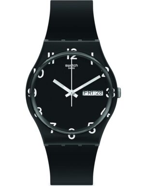 SWATCH OVER BLACK (GB757) Unisex WATCHES