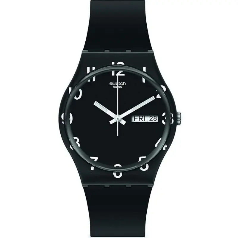 SWATCH OVER BLACK (GB757) Unisex WATCHES SWATCH OVER BLACK (GB757) Unisex WATCHES