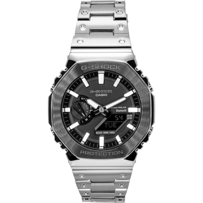Casio G-Shock Analog Digital Full Metal Smartphone Link Black Dial Solar GM-B2100BT-1A 200M Men's Watch Casio G-Shock Analog Digital Full Metal Smartphone Link Black Dial Solar GM-B2100BT-1A 200M Men's Watch