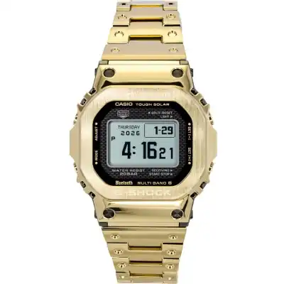 Casio G-Shock Digital Gold Tone Full Metal Smartphone Link Solar GMW-BZ5000GD-9 200M Men's Watch
