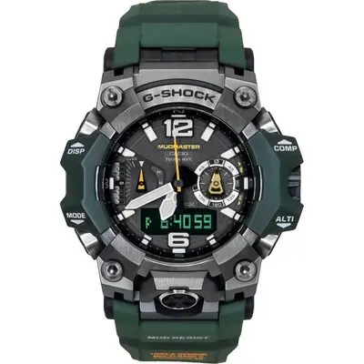 Casio G-Shock Master Of G-Land Mudmaster Analog Digital Smartphone Link Black Dial Solar GWG-B1000-3A 200M Men's Watch
