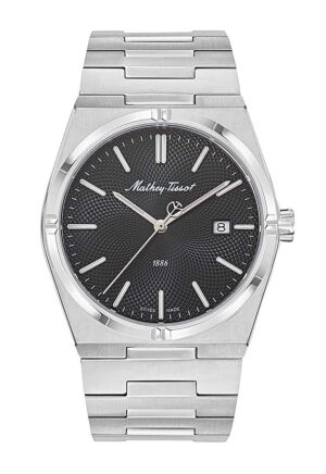 Mathey-Tissot Zeus Stainless Steel Black Dial Quartz H118AN Men's Watch