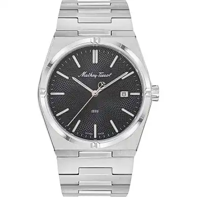 Mathey-Tissot Zeus Stainless Steel Black Dial Quartz H118AN Men's Watch